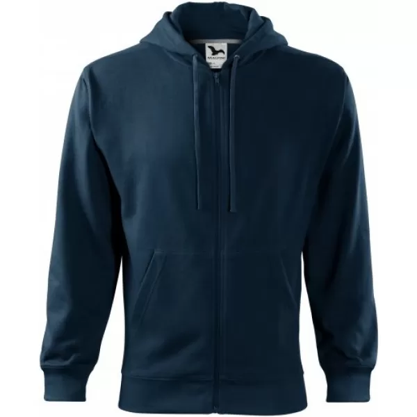  Pánska mikina MALFINI TRENDY ZIPPER 410 NÁMORNÁ MODRÁ 