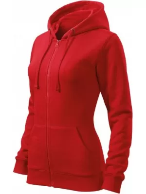 Dámska mikina MALFINI TRENDY ZIPPER 411 ČERVENÁ