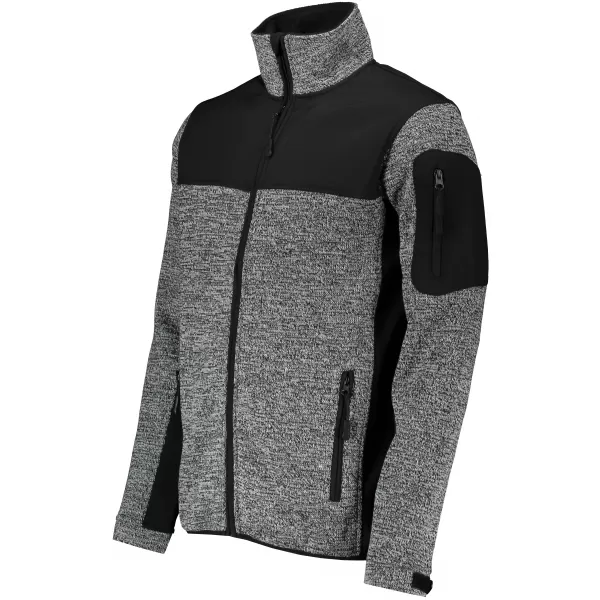  Pánska softshellová bunda/sveter MALFINI CASUAL 550 KNIT GRAY MALFINI PREMIUM 