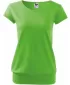 Dámske tričko MALFINI CITY 120 APPLE GREEN