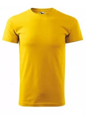 Pánske tričko MALFINI BASIC 129 ŽLTÁ