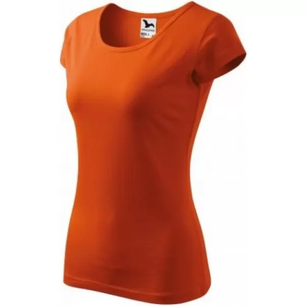  Dámske tričko MALFINI PURE 122 ORANŽOVÁ 