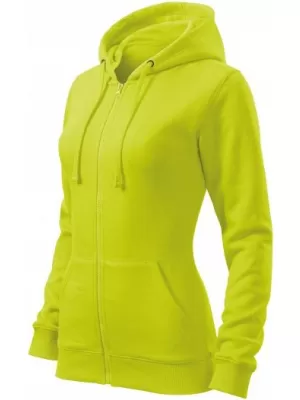 Dámska mikina MALFINI TRENDY ZIPPER 411 LIMETKOVÁ