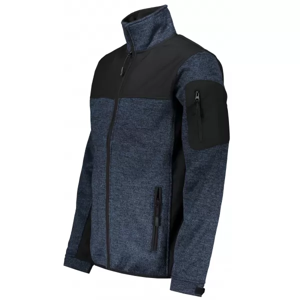  Pánska softshellová bunda/sveter MALFINI CASUAL 550 KNIT BLUE MALFINI PREMIUM 