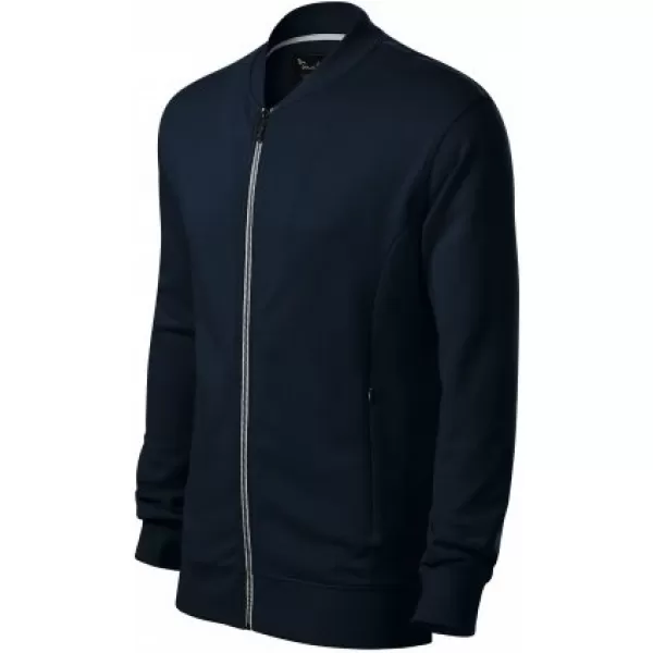  Pánska mikina MALFINI PREMIUM BOMBER 453 NÁMORNÁ MODRÁ 