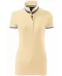 Dámske tričko s golierom MALFINI PREMIUM COLLAR UP 257 BOURBON VANILLA