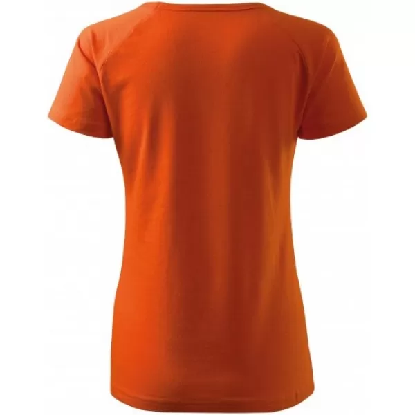  Dámske tričko MALFINI DREAM 128 ORANŽOVÁ 