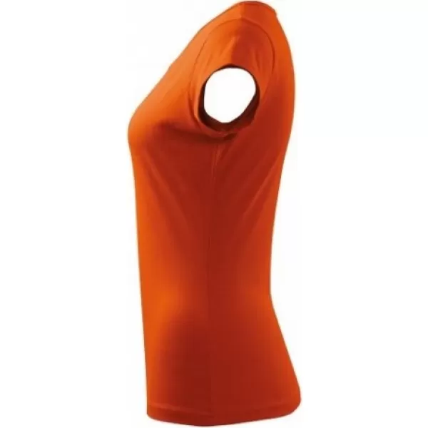  Dámske tričko MALFINI PURE 122 ORANŽOVÁ 
