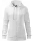 Dámska mikina MALFINI TRENDY ZIPPER 411 BIELA