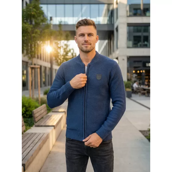  Pánsky sveter ALTISPORT ZINAJ MPLS093 TMAVO MODRÁ 