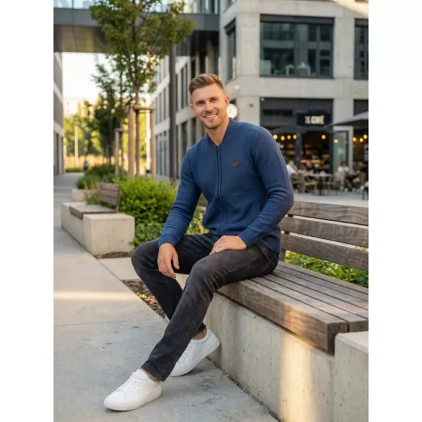  Pánsky sveter ALTISPORT ZINAJ MPLS093 TMAVO MODRÁ 