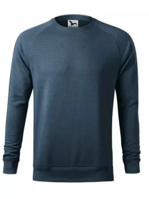 Pánska mikina MALFINI MERGER 415 TMAVÝ DENIM MELÍR