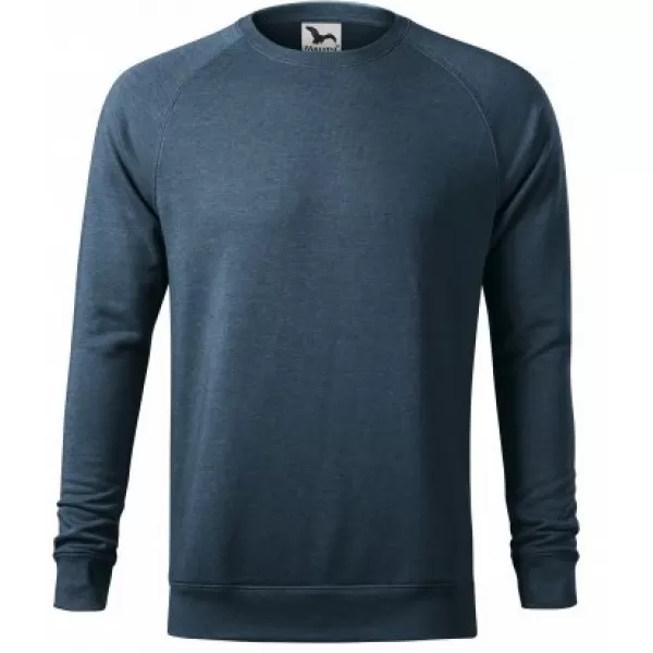  Pánska mikina MALFINI MERGER 415 TMAVÝ DENIM MELÍR 