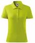 Dámske tričko s golierom MALFINI COTTON 213 LIMETKOVÁ