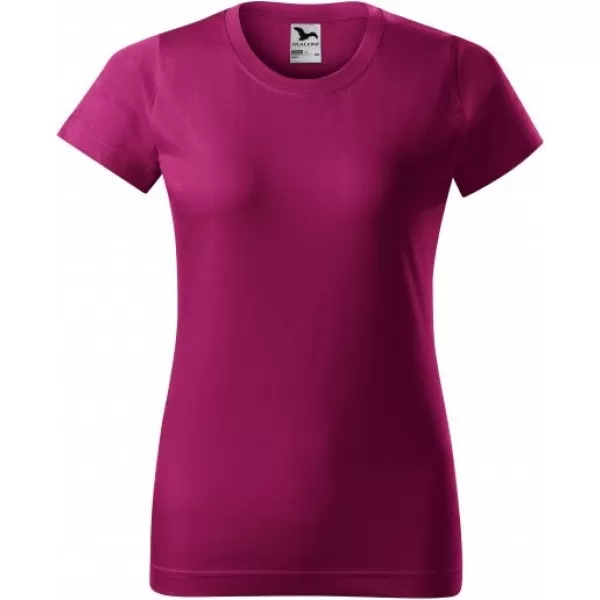  Dámske tričko MALFINI BASIC 134 FUCHSIA RED 