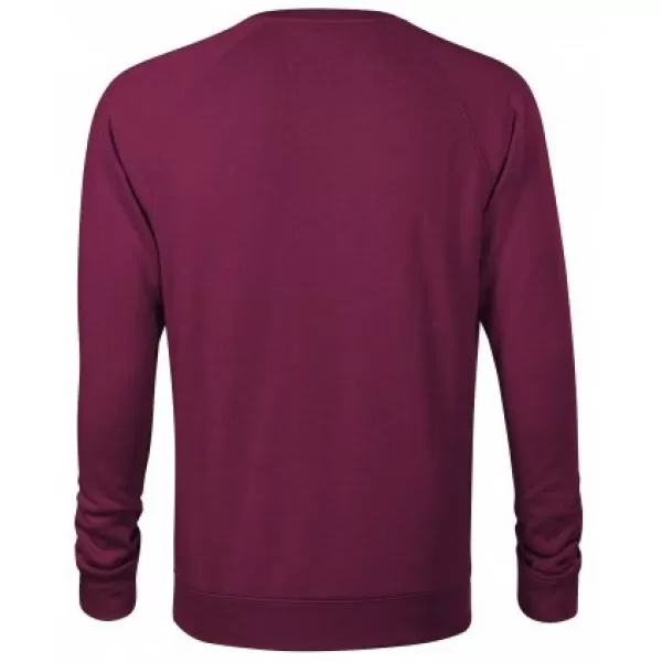  Pánska mikina MALFINI MERGER 415 RED PLUM MELÍR 