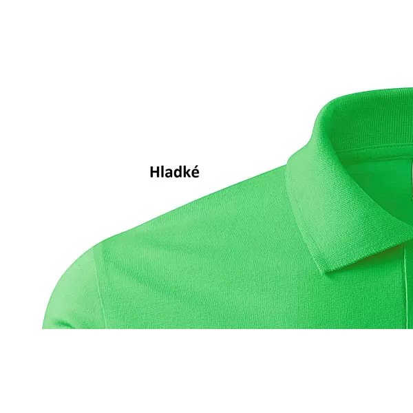  Dámske tričko s golierom MALFINI SINGLE J. 223 APPLE GREEN 