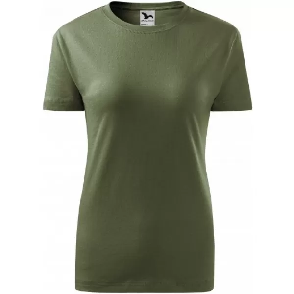  Dámske tričko MALFINI BASIC 134 KHAKI 
