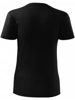Dámske tričko MALFINI CLASSIC NEW 133 ČIERNA