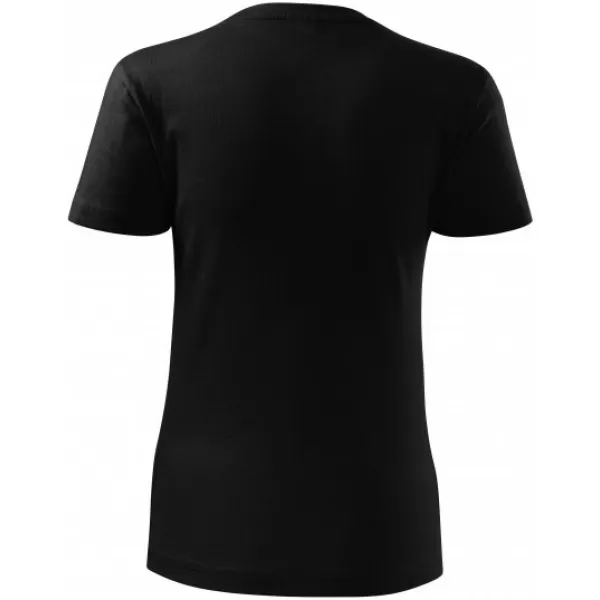  Dámske tričko MALFINI CLASSIC NEW 133 ČIERNA 