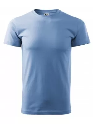Pánske tričko MALFINI BASIC 129 NEBESKY MODRÁ