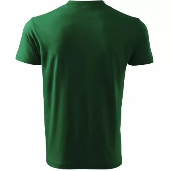  Pánske tričko MALFINI V-NECK 102 FĽAŠKOVO ZELENÁ 