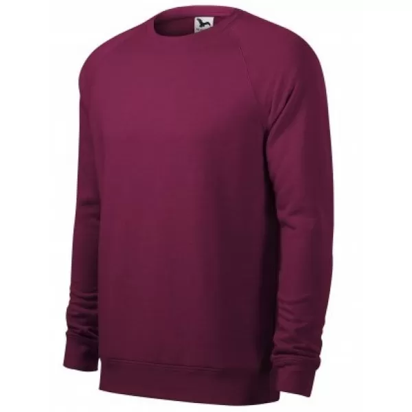  Pánska mikina MALFINI MERGER 415 RED PLUM MELÍR 