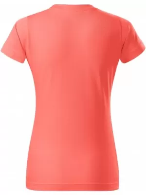 Dámske tričko MALFINI BASIC 134 KORALOVÁ
