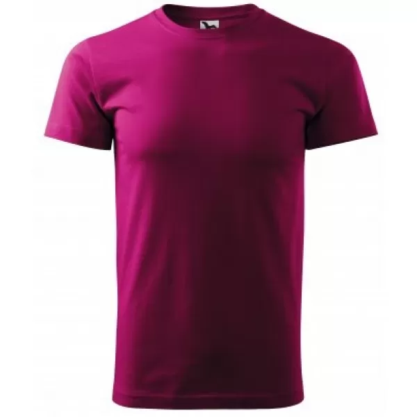  Pánske tričko MALFINI BASIC 129 FUCHSIA RED 