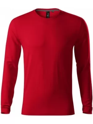 Pánske tričko s dlhým rukávom MALFINI PREMIUM BRAVE 155 FORMULA RED