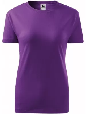Dámske tričko MALFINI CLASSIC NEW 133 FIALOVÁ