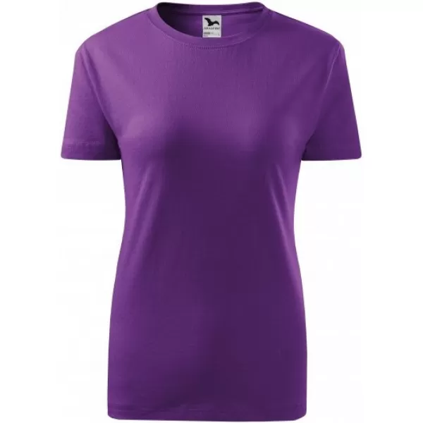  Dámske tričko MALFINI CLASSIC NEW 133 FIALOVÁ 