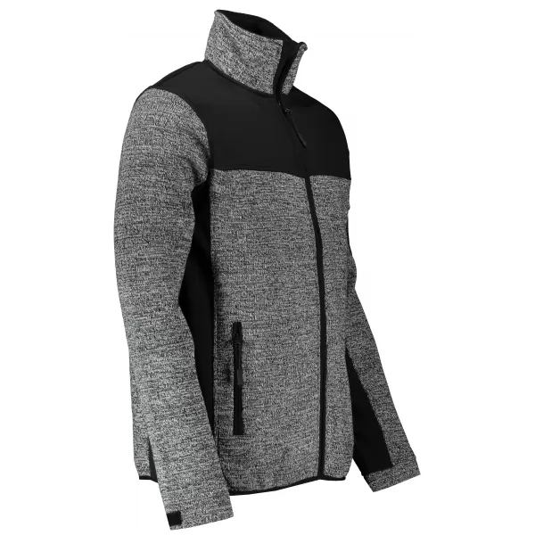 Pánska softshellová bunda/sveter MALFINI CASUAL 550 KNIT GRAY MALFINI PREMIUM 