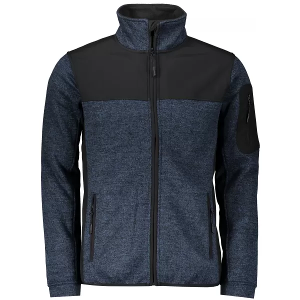  Pánska softshellová bunda/sveter MALFINI CASUAL 550 KNIT BLUE MALFINI PREMIUM 