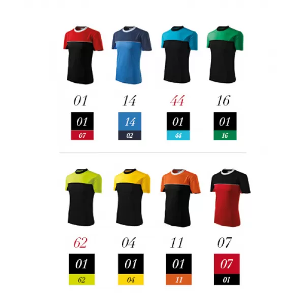  Pánske tričko MALFINI COLORMIX 109 ČERVENÁ 