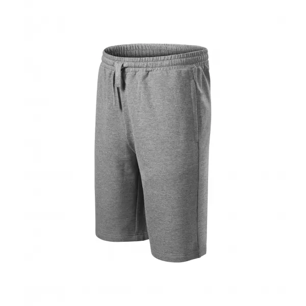  Pánske šortky MALFINI COMFY 611 TMAVO ŠEDÝ MELÍR 