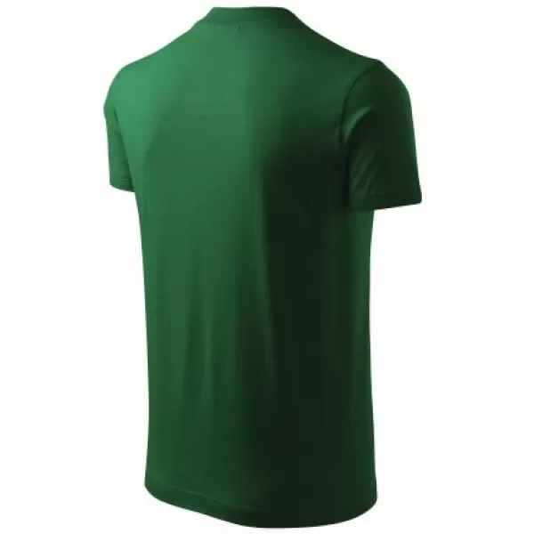  Pánske tričko MALFINI V-NECK 102 FĽAŠKOVO ZELENÁ 
