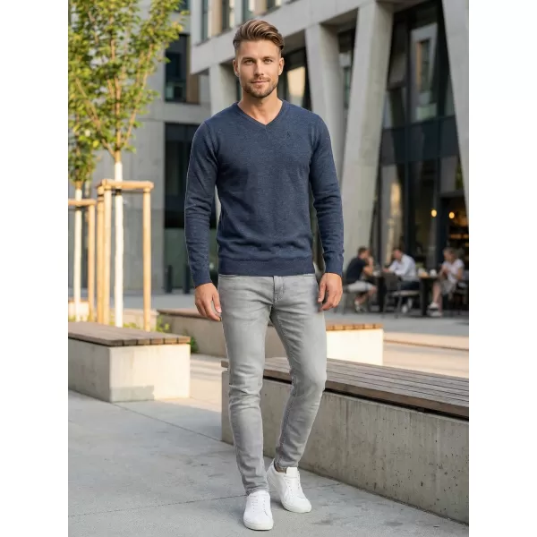  Pánsky sveter ALTISPORT Nier MPLS095 TMAVO MODRÁ 