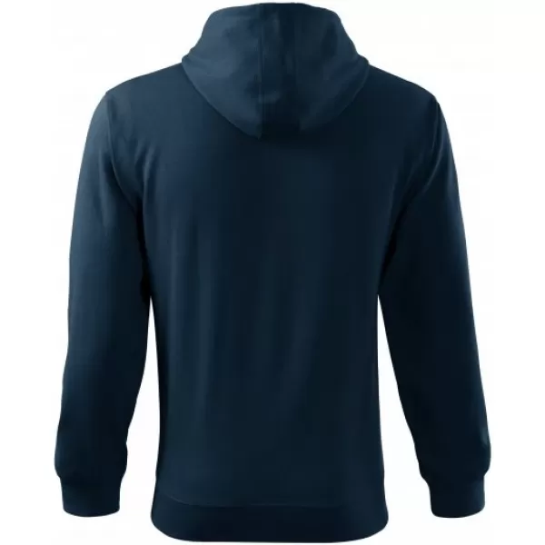  Pánska mikina MALFINI TRENDY ZIPPER 410 NÁMORNÁ MODRÁ 