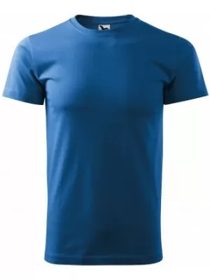 Pánske tričko MALFINI BASIC 129 AZÚROVO MODRÁ