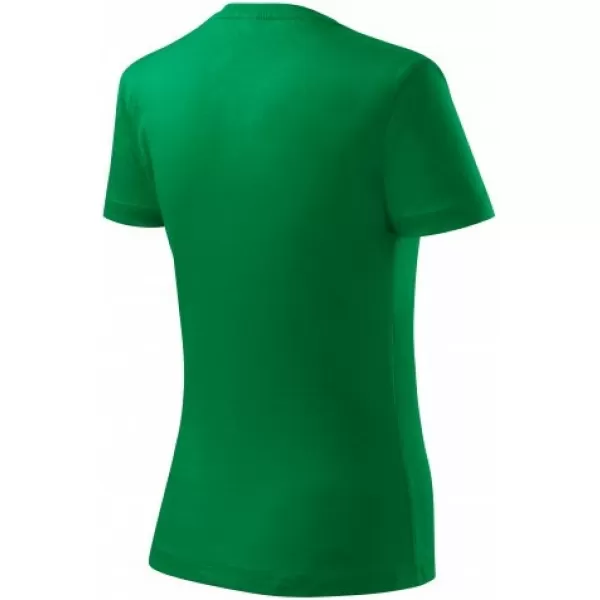  Dámske tričko MALFINI CLASSIC NEW 133 STREDNE ZELENÁ 