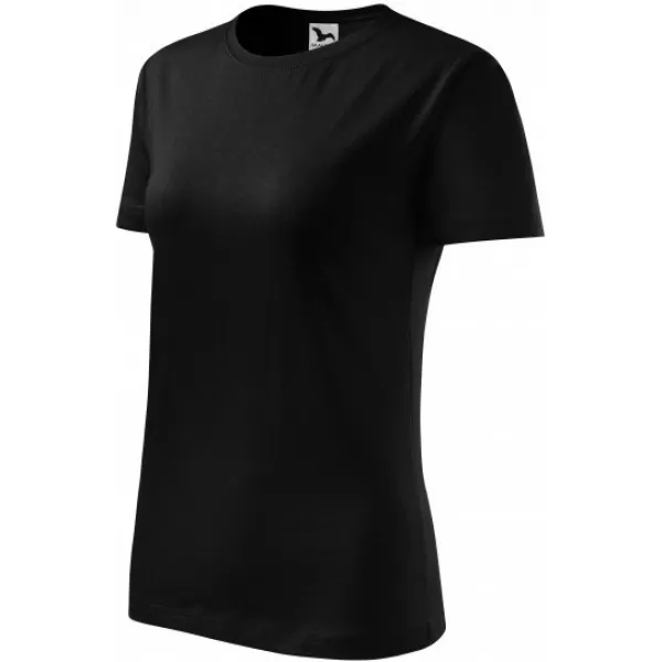  Dámske tričko MALFINI CLASSIC NEW 133 ČIERNA 