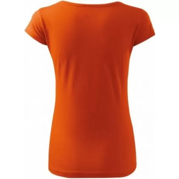  Dámske tričko MALFINI PURE 122 ORANŽOVÁ 