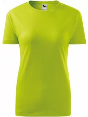 Dámske tričko MALFINI CLASSIC NEW 133 LIMETKOVÁ