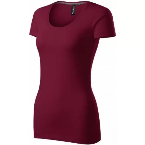  Dámske tričko s krátkym rukávom MALFINI PREMIUM ACTION 152 GARNET 
