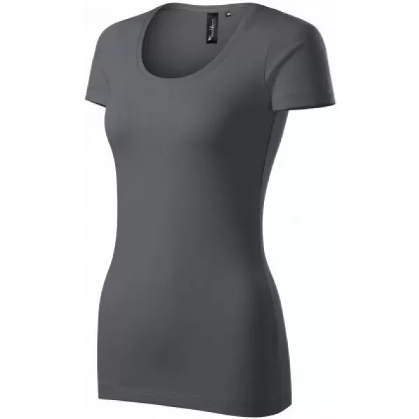  Dámske tričko s krátkym rukávom MALFINI PREMIUM ACTION 152 LIGHT ANTHRACITE 