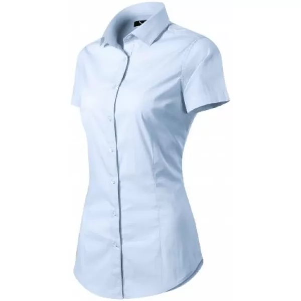  Dámska košeľa s krátkym rukávom MALFINI PREMIUM FLASH 261 LIGHT BLUE 