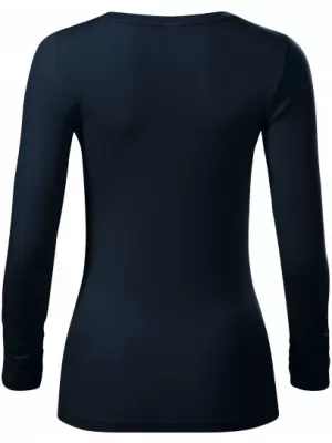 Dámske tričko s dlhým rukávom MALFINI PREMIUM BRAVE 156 NÁMORNÁ MODRÁ