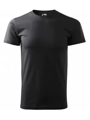 Pánske tričko MALFINI BASIC 129 EBONY GRAY