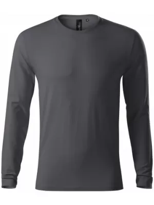 Pánske tričko s dlhým rukávom MALFINI PREMIUM BRAVE 155 LIGHT ANTHRACITE